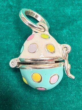 Brighton Blue Enamel Bunny Locket Charm